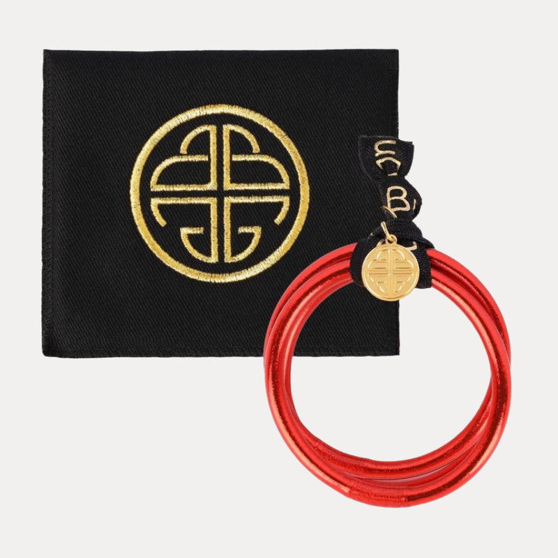 Crimson All Weather Bangles® (Set of 3)