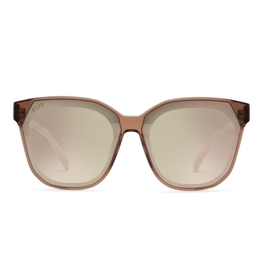 DIFF EYEWEAR Gia Cafe Ole Taupe Flash Lens