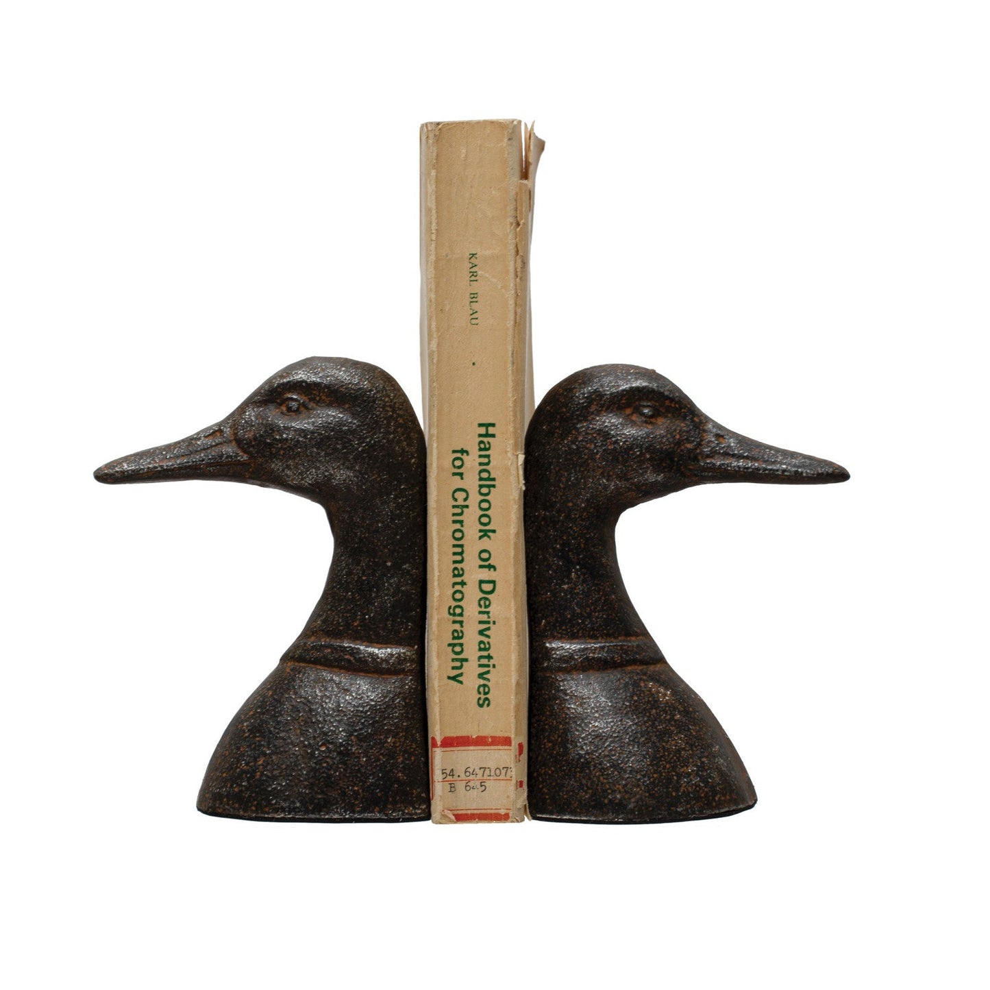 Cast Iron Duck Head Bookends, Distressed Black, Set of 2 | Bridal Shower Hannah Menefee & Kamden Lucas