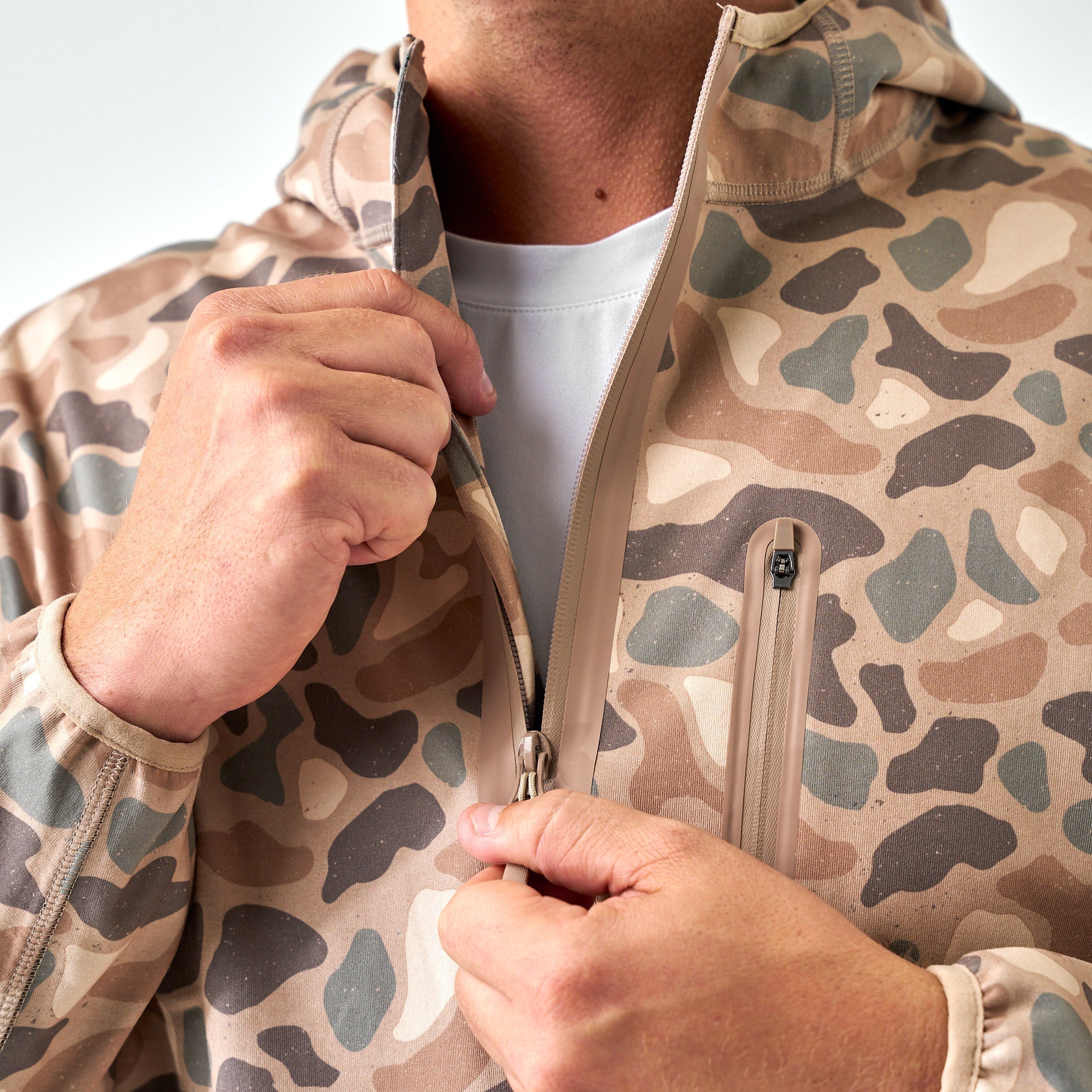 BURLEBO Duke Tech - Mid Layer - Pintail Camo