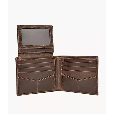 Derrick Leather RFID Passcase Wallet