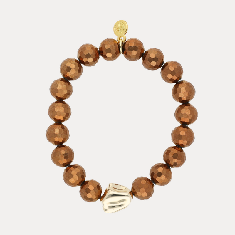 Disco Bracelet - Bronze