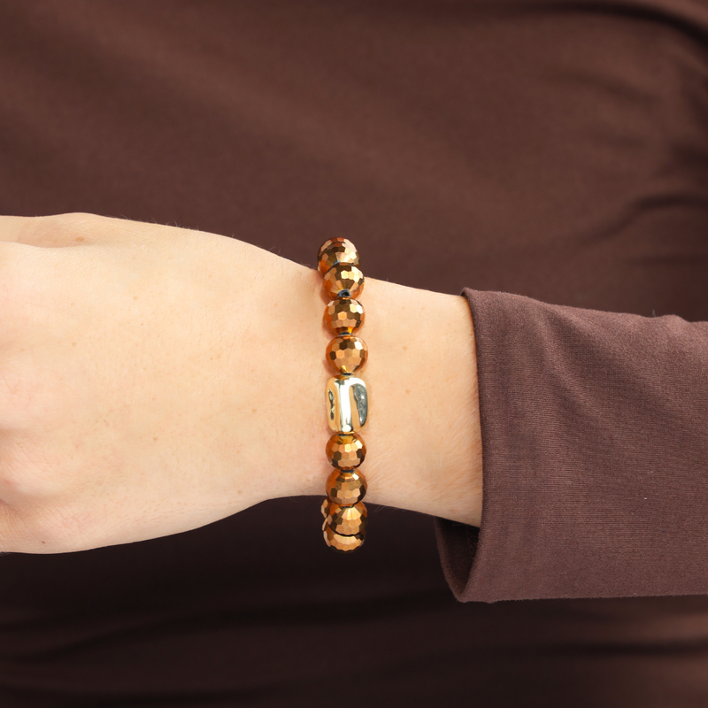 Disco Bracelet - Bronze