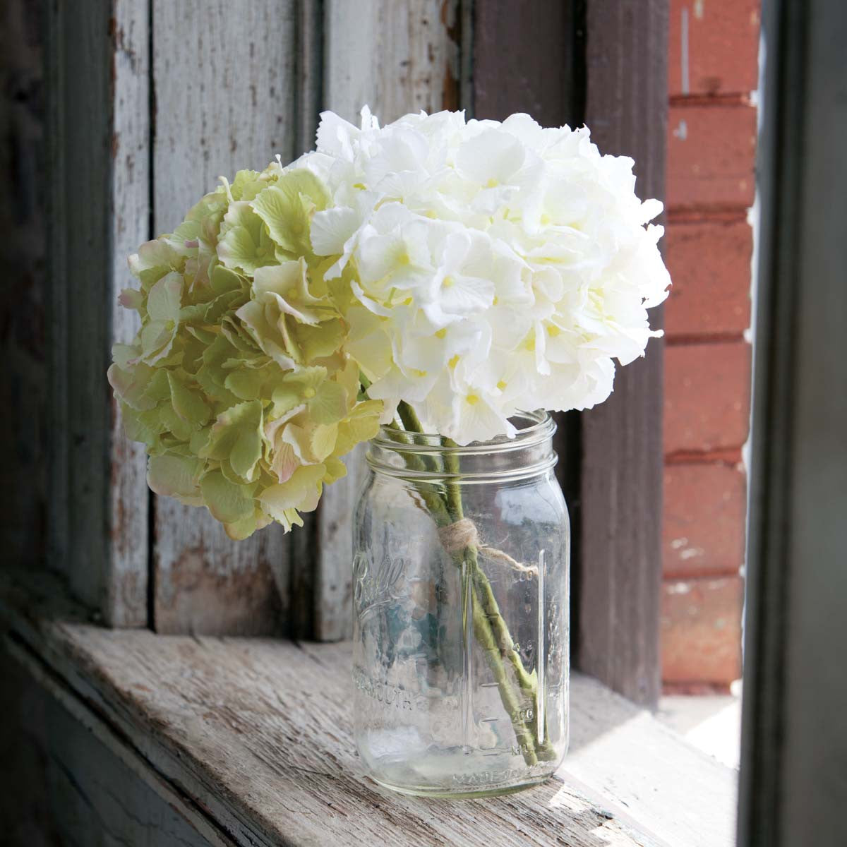 Cream/Green Hydrangea Bundle