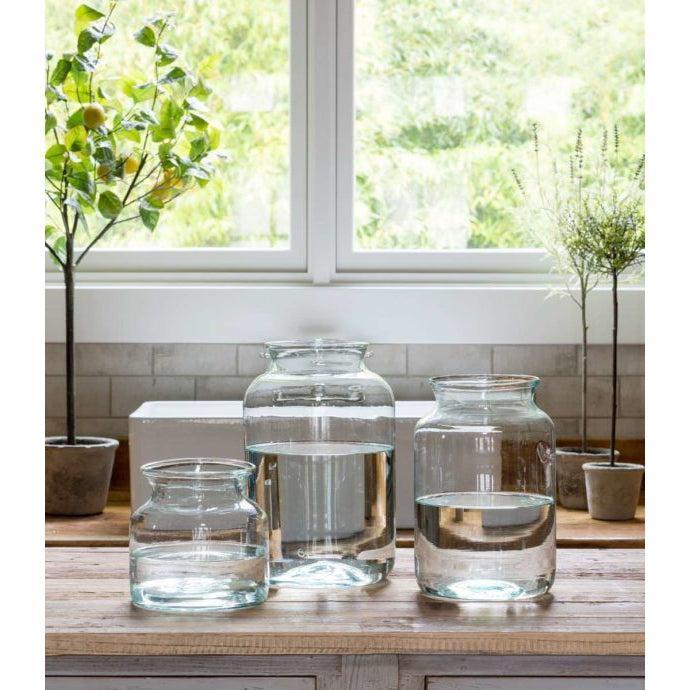 Artisan Glass Flower Vases