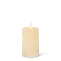 Flameless Wax Flat Top Pillar Candles