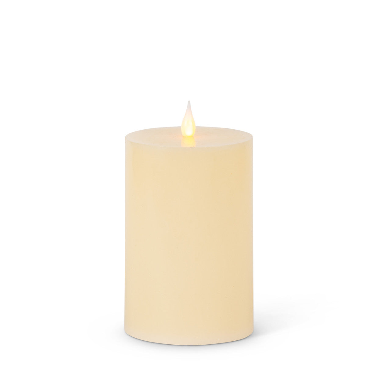 Flameless Wax Flat Top Pillar Candles