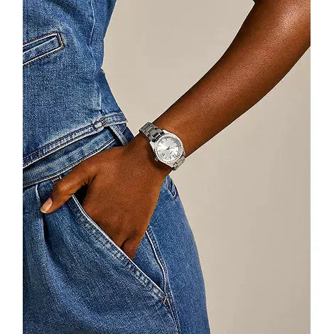 FOSSIL Women's Scarlette Mini Three-Hand Date Stainless Steel Watch