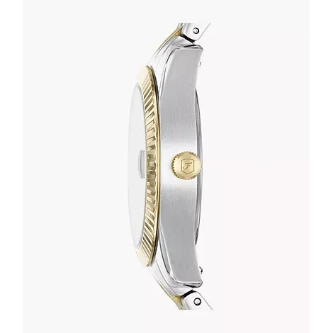 FOSSIL Women's Scarlette Mini Three-Hand Date Stainless Steel Two-Tone Watch