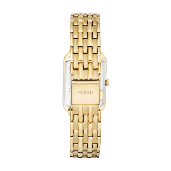 FOSSIL Women's Raquel Three-Hand Date Gold Stainless Steel Watch