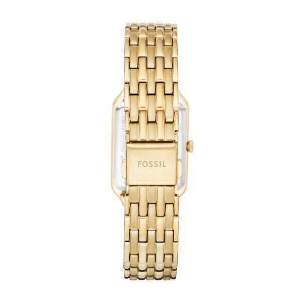 Raquel Three-Hand Date Gold Stainless Steel Watch