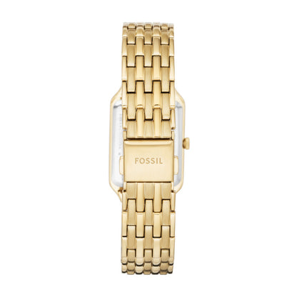 Raquel Three-Hand Date Gold Stainless Steel Watch