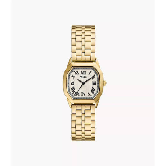 Harlow Three-Hand Gold-Tone Stainless Steel Watch