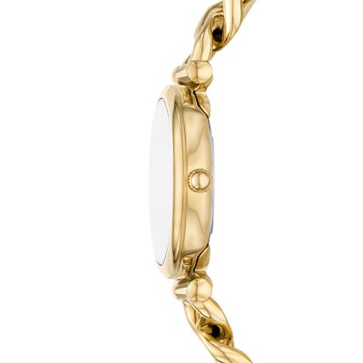 Carlie Three-Hand Stainless Steel Watch