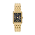 Raquel Three-Hand Date Gold Tone Stainless Steel Watch