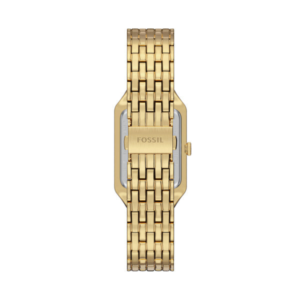Raquel Three-Hand Date Gold Tone Stainless Steel Watch
