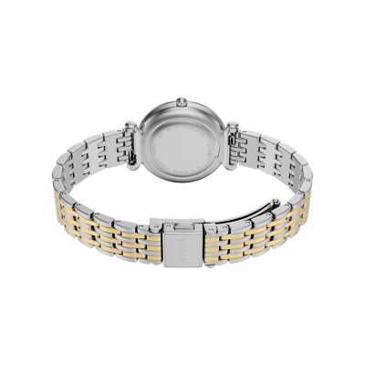Carlie Three-Hand Stainless Steel Watch