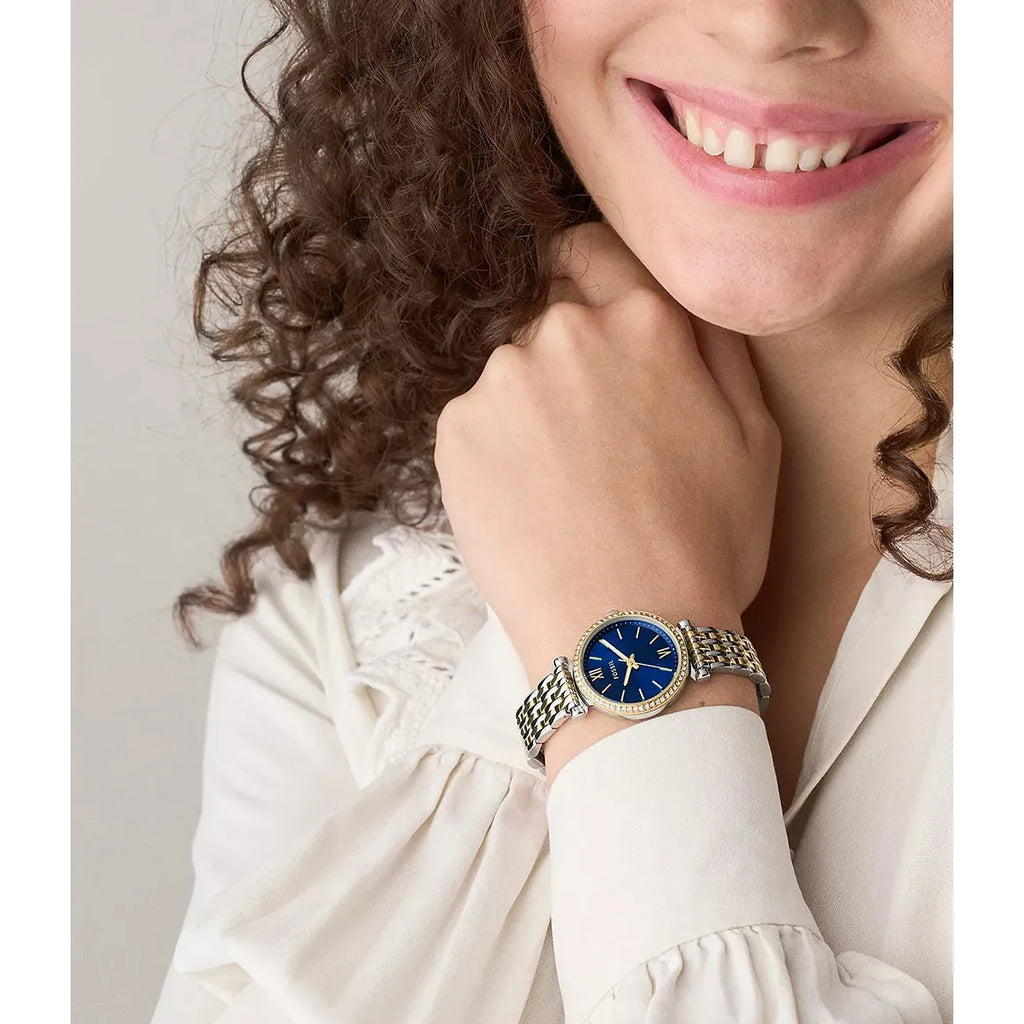 Carlie Three-Hand Stainless Steel Watch