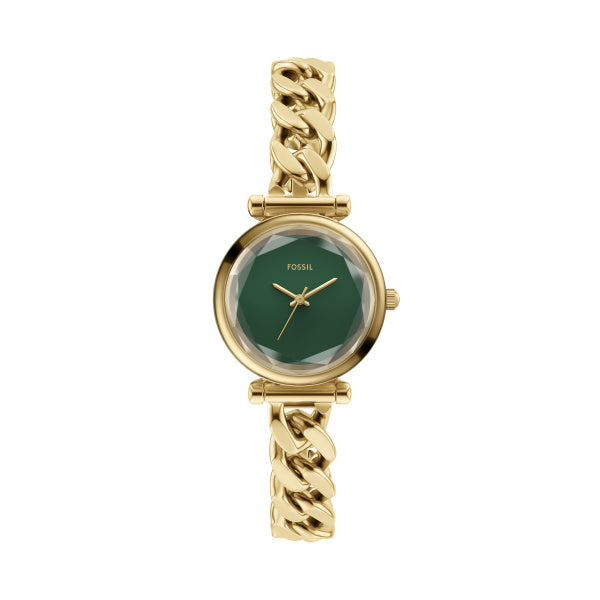 Carlie Three-Hand Gold-Tone Stainless Steel Watch