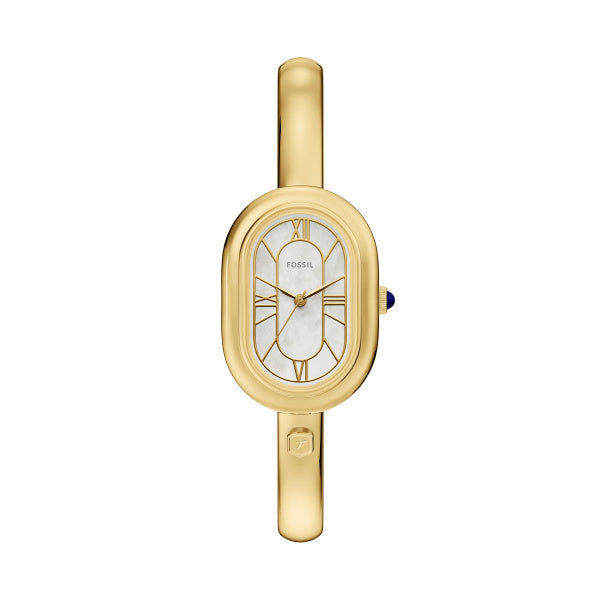 Sloan Three-Hand Gold-Tone Stainless Steel Watch Bangle