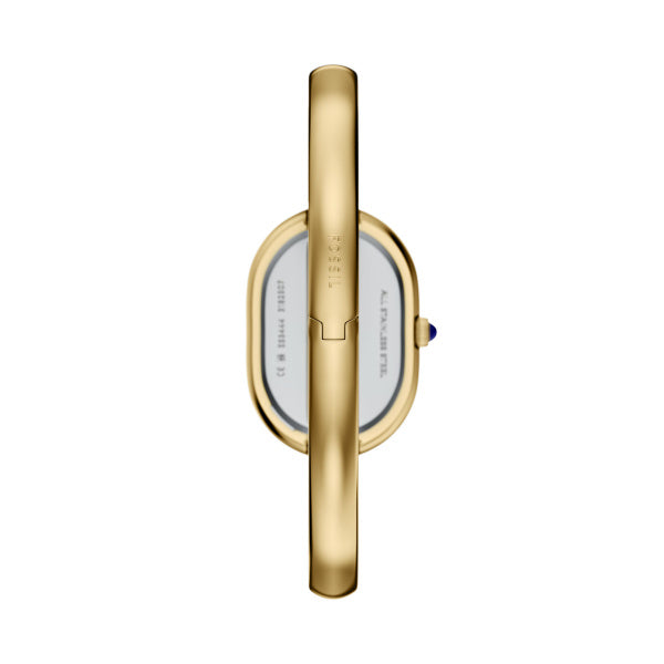 Sloan Three-Hand Gold-Tone Stainless Steel Watch Bangle