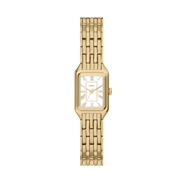 Raquel Mini Three-Hand Gold-Tone Stainless Steel Watch