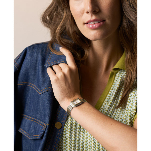Raquel Mini Three-Hand Two-Tone Stainless Steel Watch
