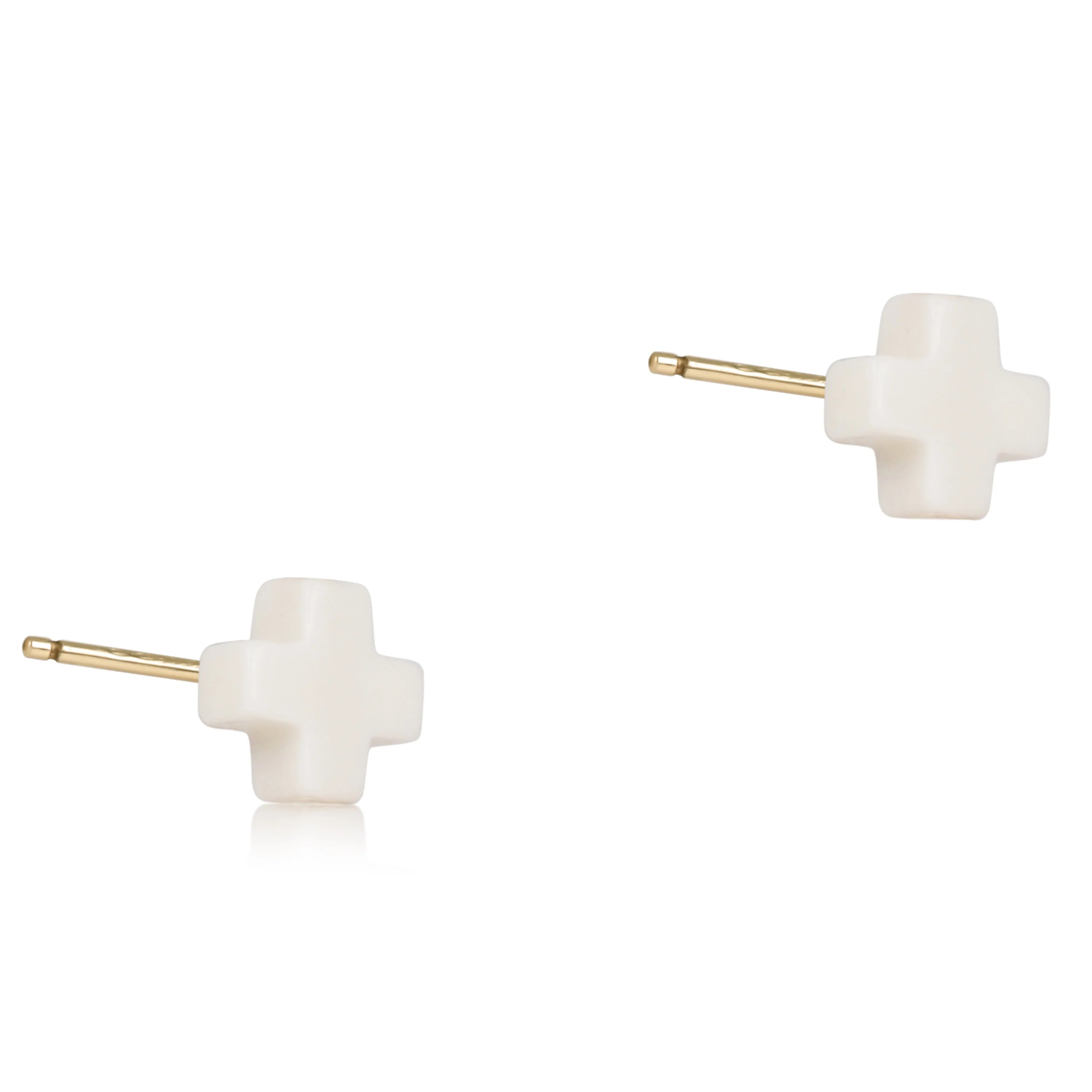 signature cross small stud