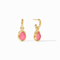 The Pink Hoop & Charm Earring