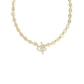 Elisa Toggle Link And Chain Necklace