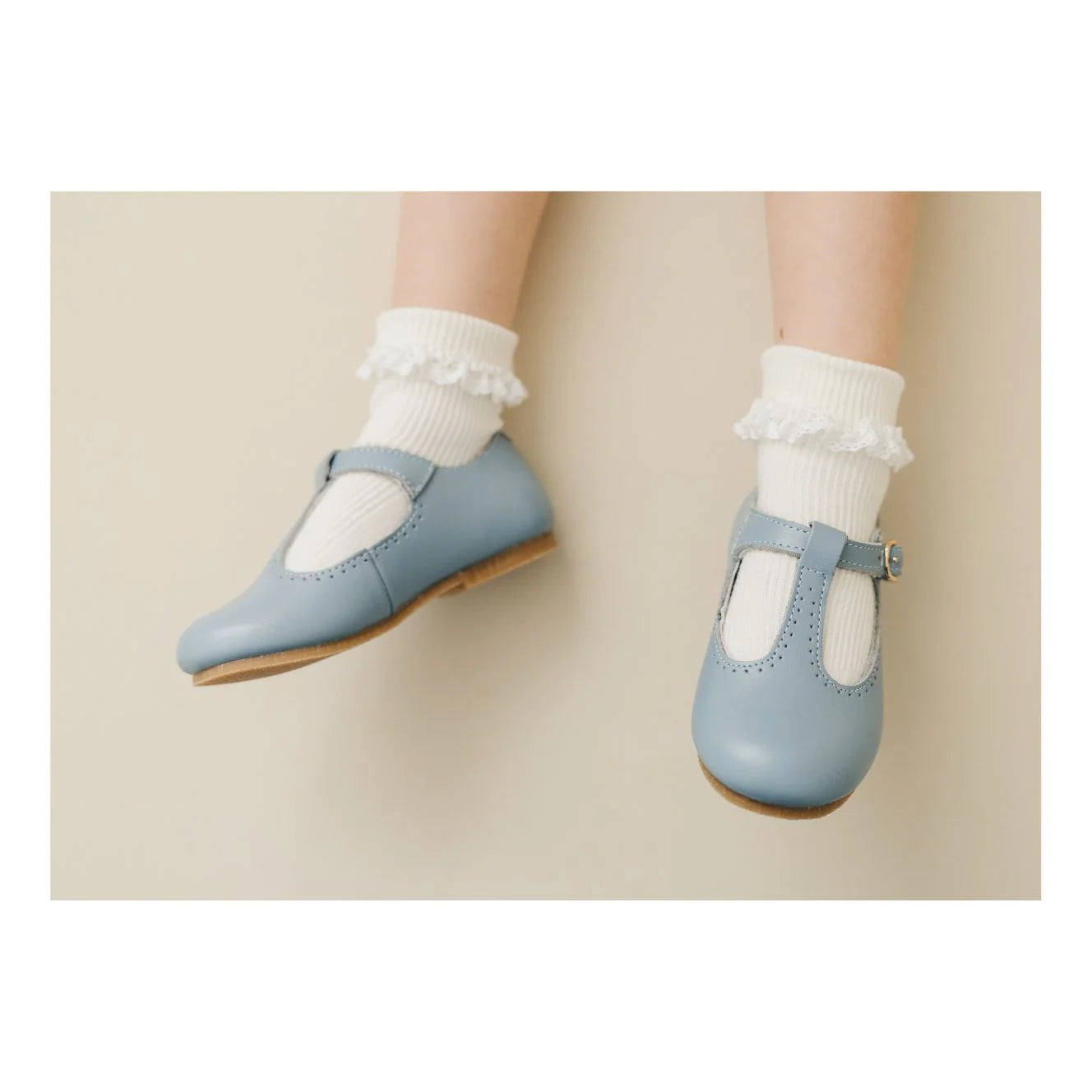 Eleanor Thin T-Strap Flat