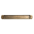 Decorative Cast Aluminum Tray w/ Handles, Antique Brass Finish