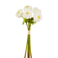 RAZ Imports White Zinnia Bulb Bundle
