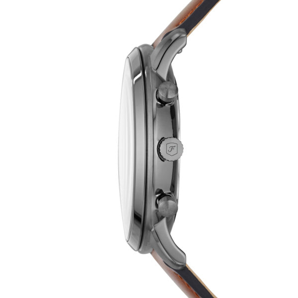 FOSSIL Men's Neutra Chronograph Amber Leather Watch