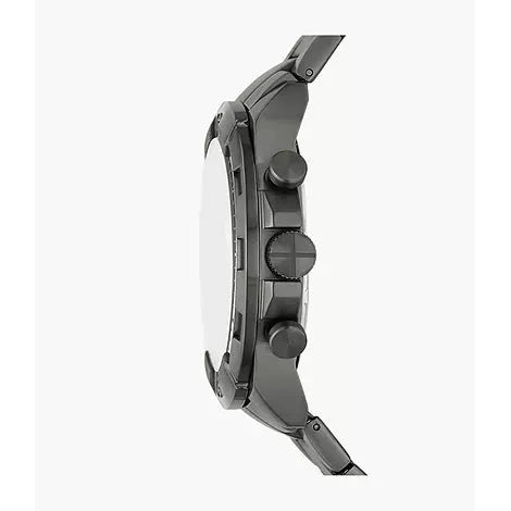 FOSSIL Men's Bronson Chronograph Smoke Stainless Steel Watch