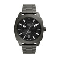 FOSSIL Men's Machine Three-Hand Date Smoke Stainless Steel Watch