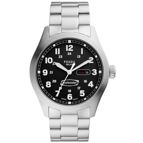FOSSIL Men's Defender Solar-Powered Stainless Steel Watch