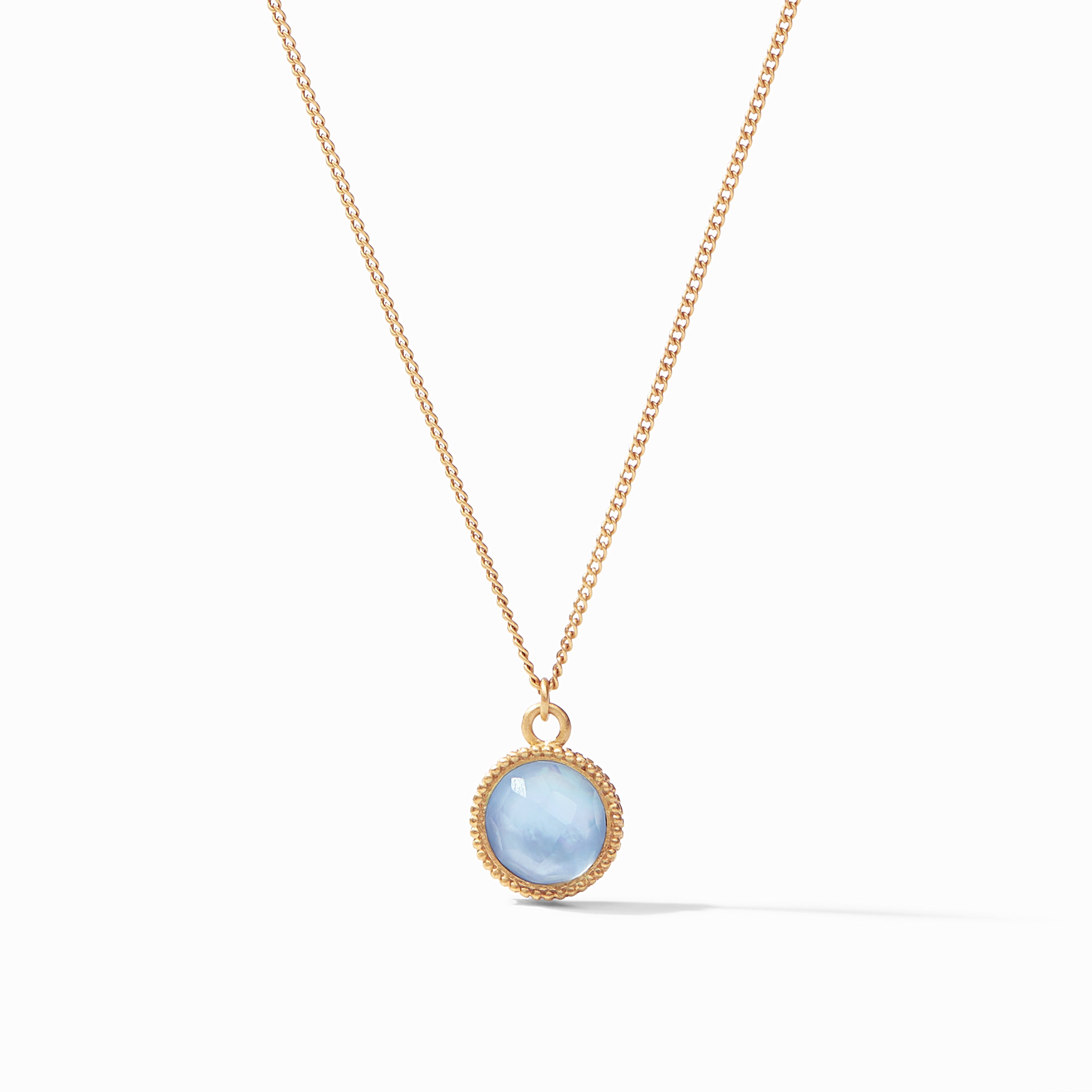Fleur-de-Lis Solitaire Necklace