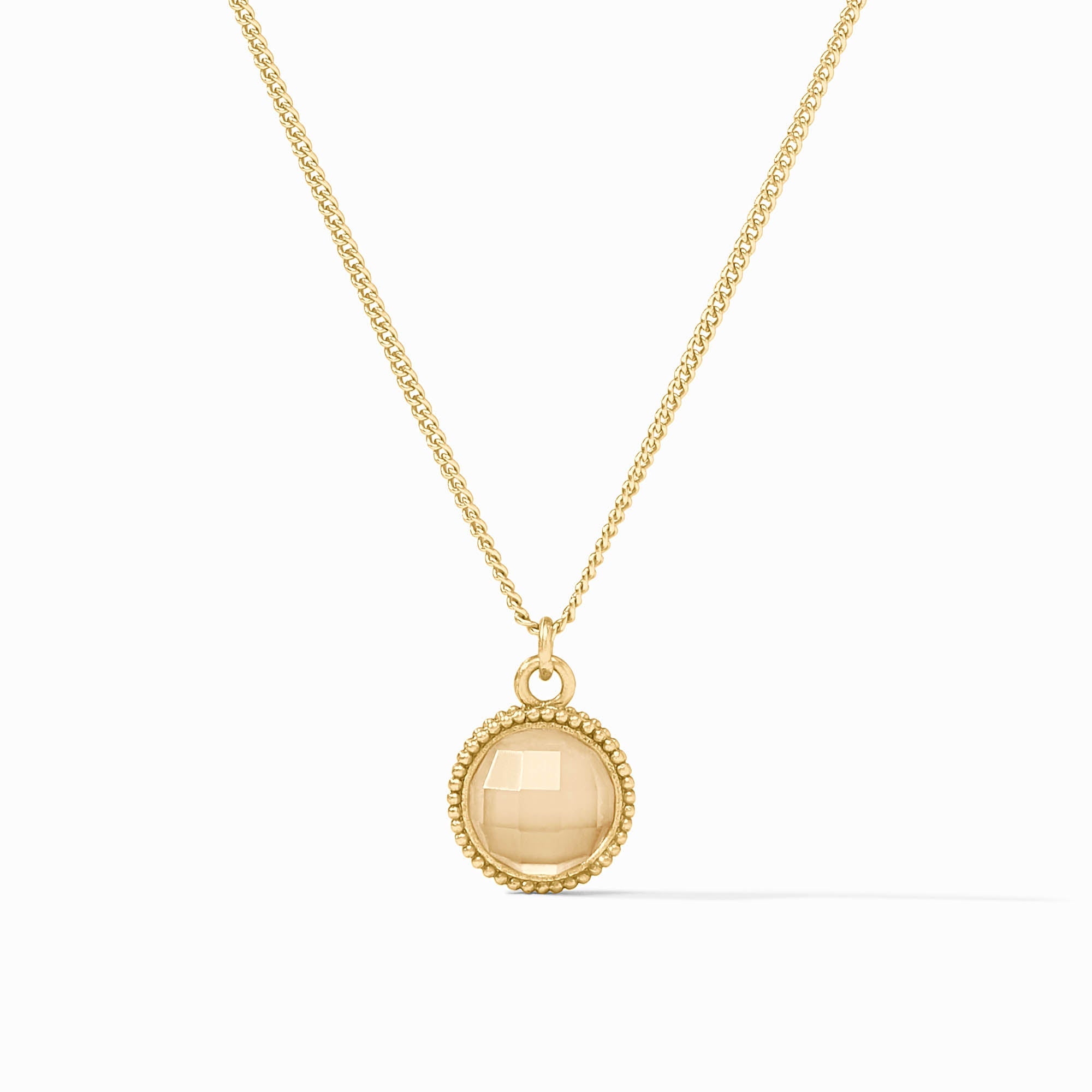 Fleur-de-Lis Solitaire Necklace