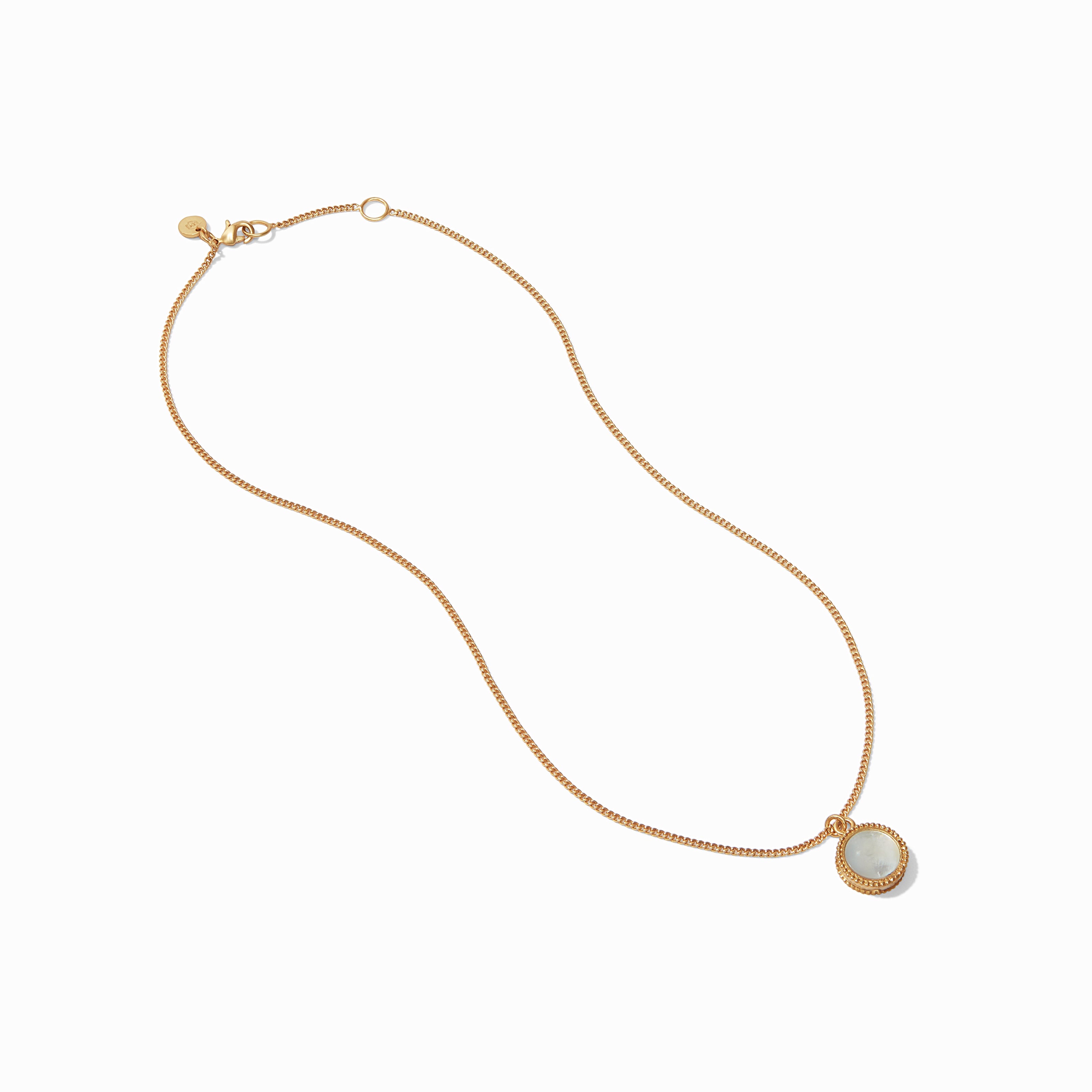 Fleur-de-Lis Solitaire Necklace
