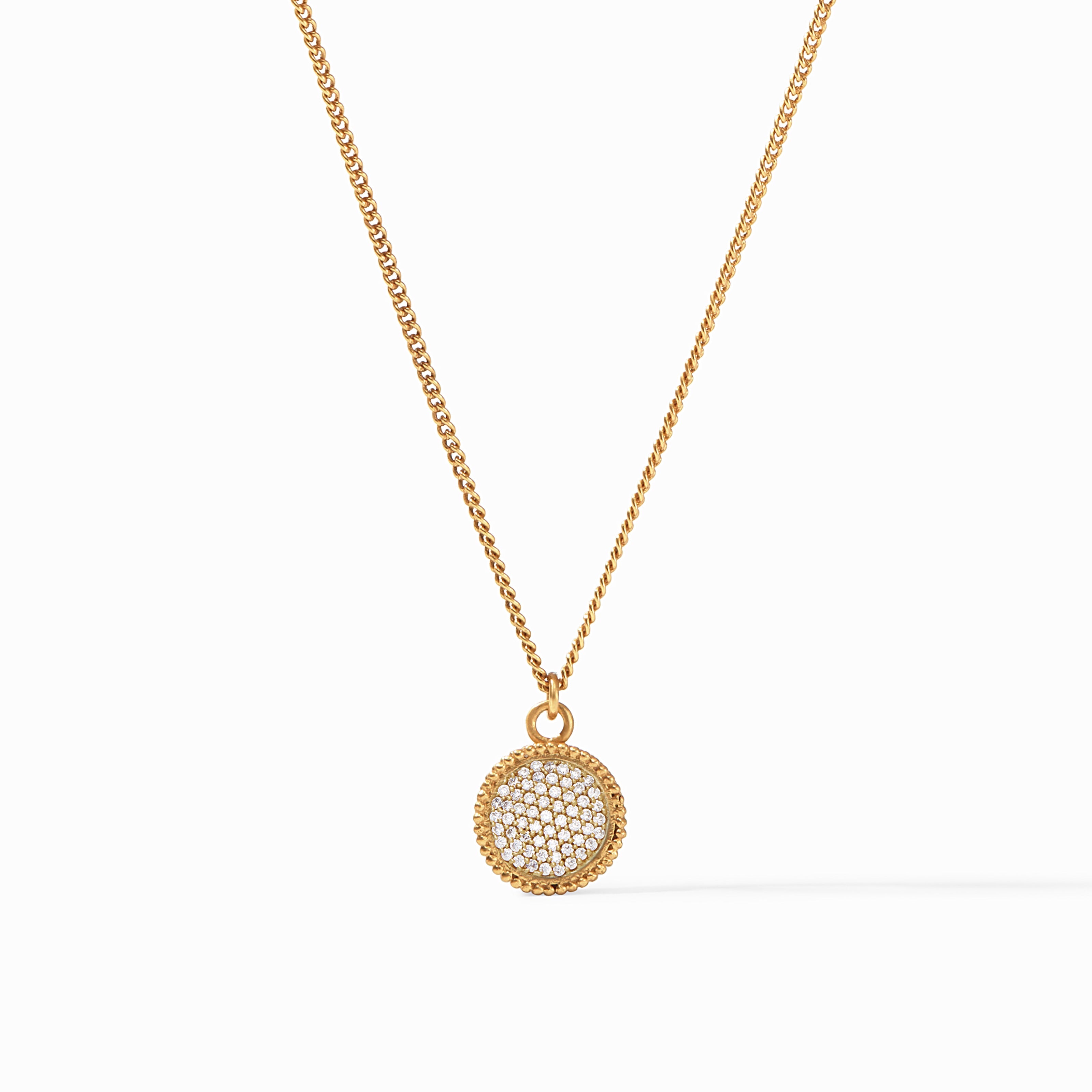 Fleur-de-Lis Solitaire Necklace