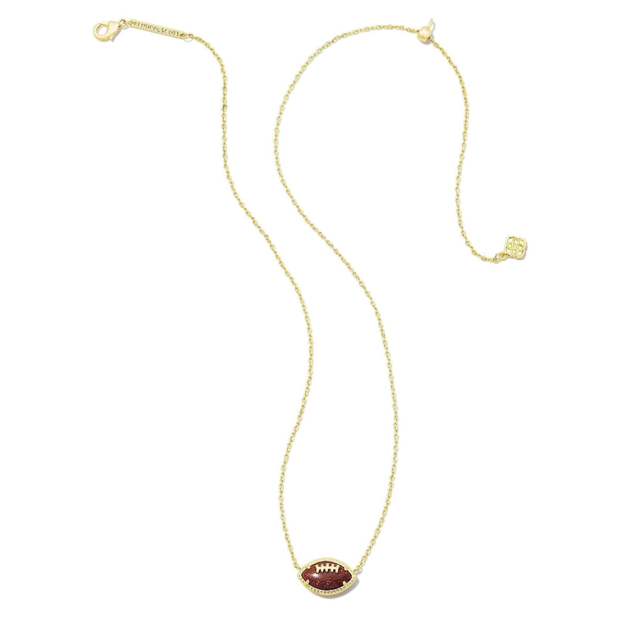 Football Short Pendant Necklace