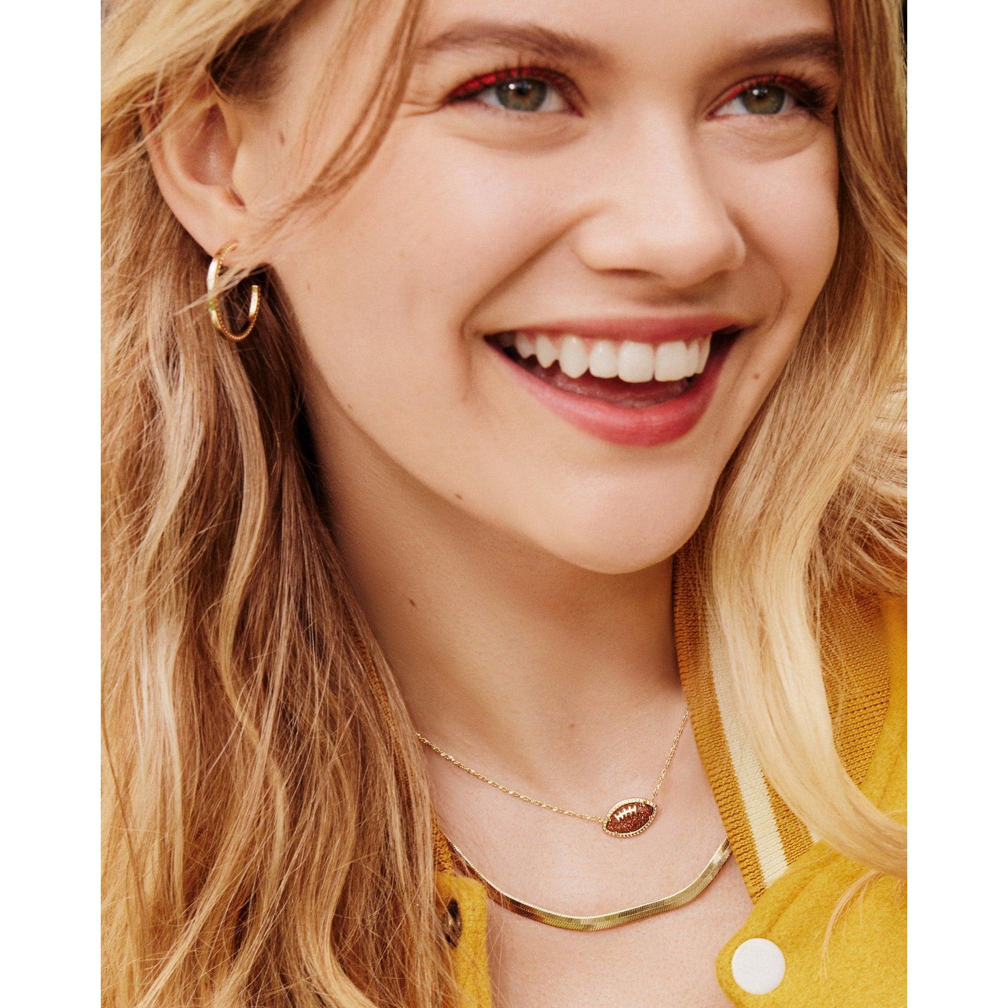 Football Short Pendant Necklace