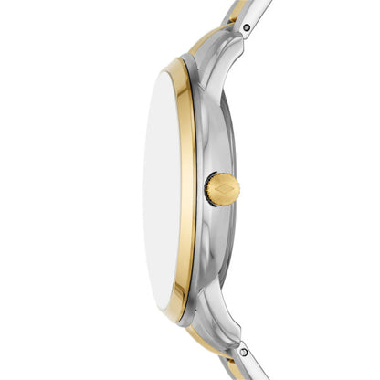 Fossil Men's Neutra Two-Tone Stainless Steel Bracelet Watch 42mm