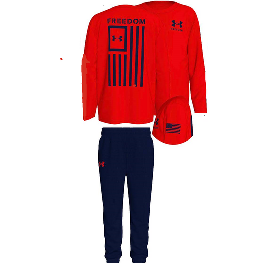 Boys UA Freedom Flag Set, Toddler