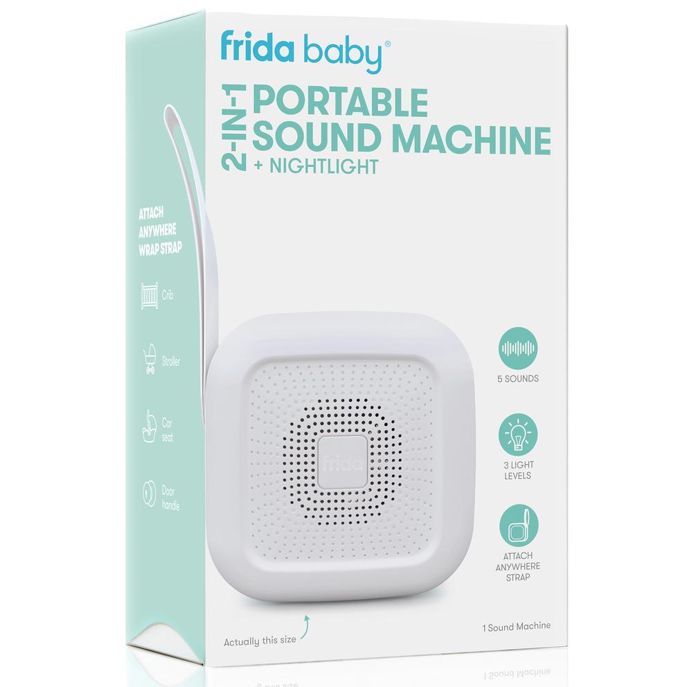 2-in1 Portable Sound Machine
-Nightlight