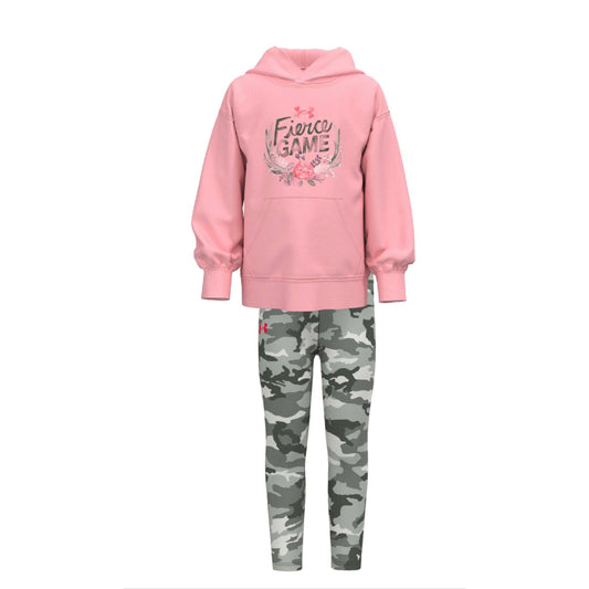 UA Girls Fierce Game Hoodie Set, Pre-School