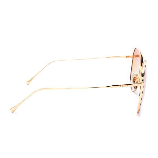 DIFF EYEWEAR Donna gold + pink gradient