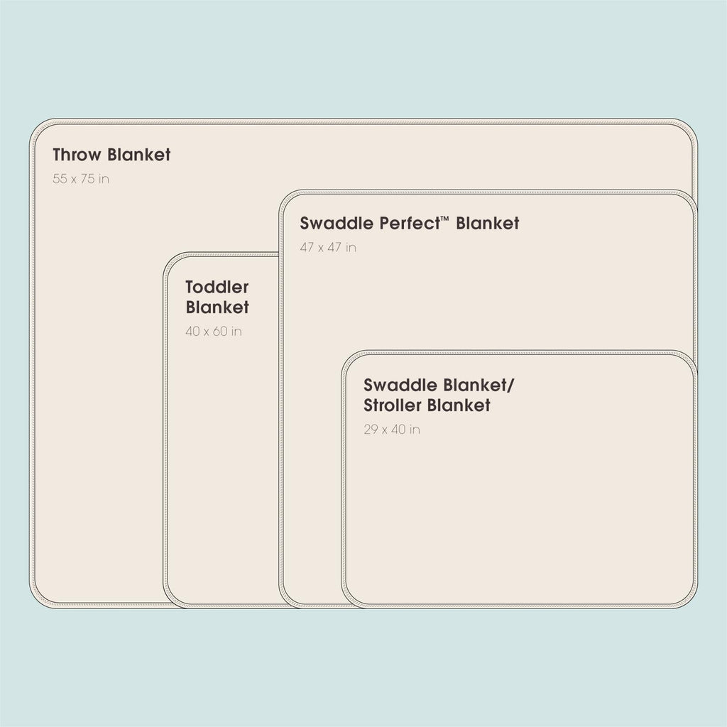 Print Ruffle Toddler Blanket