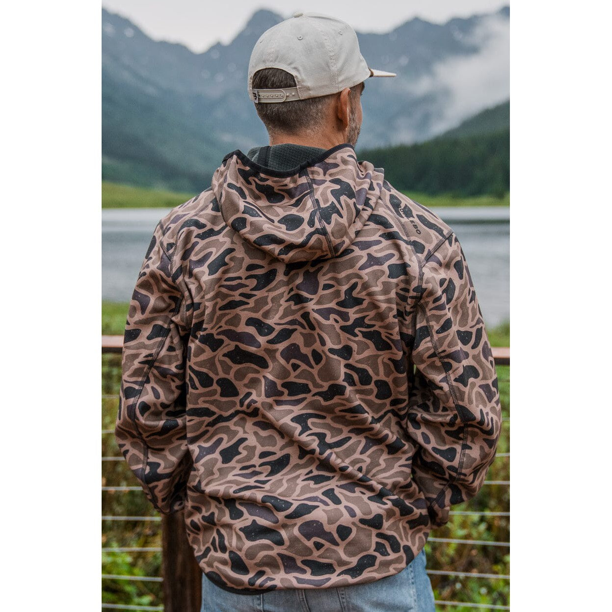 Burlebo Duke Tech, Mid Layer in Gauge Camo